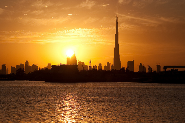 dubaï sunset