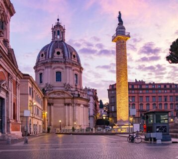 colonne trajan pres piazza venezia
