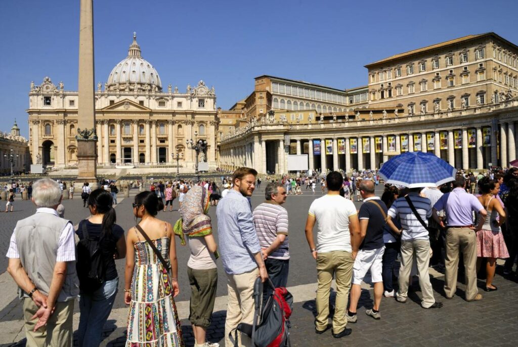 file dattente rome