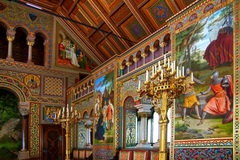 interieur chateau neuschwanstein