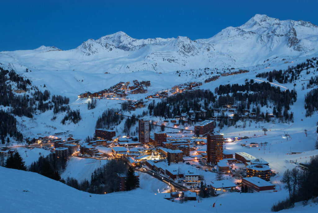 la plagne savoie ski hiver