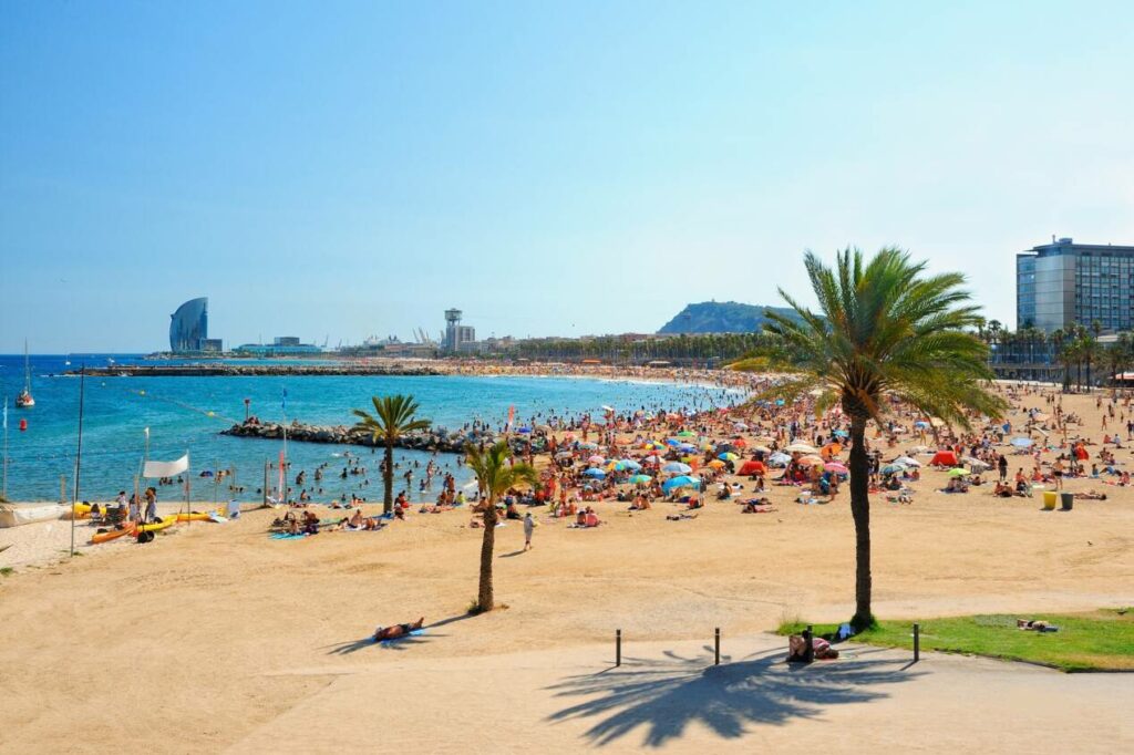 plage barcelone