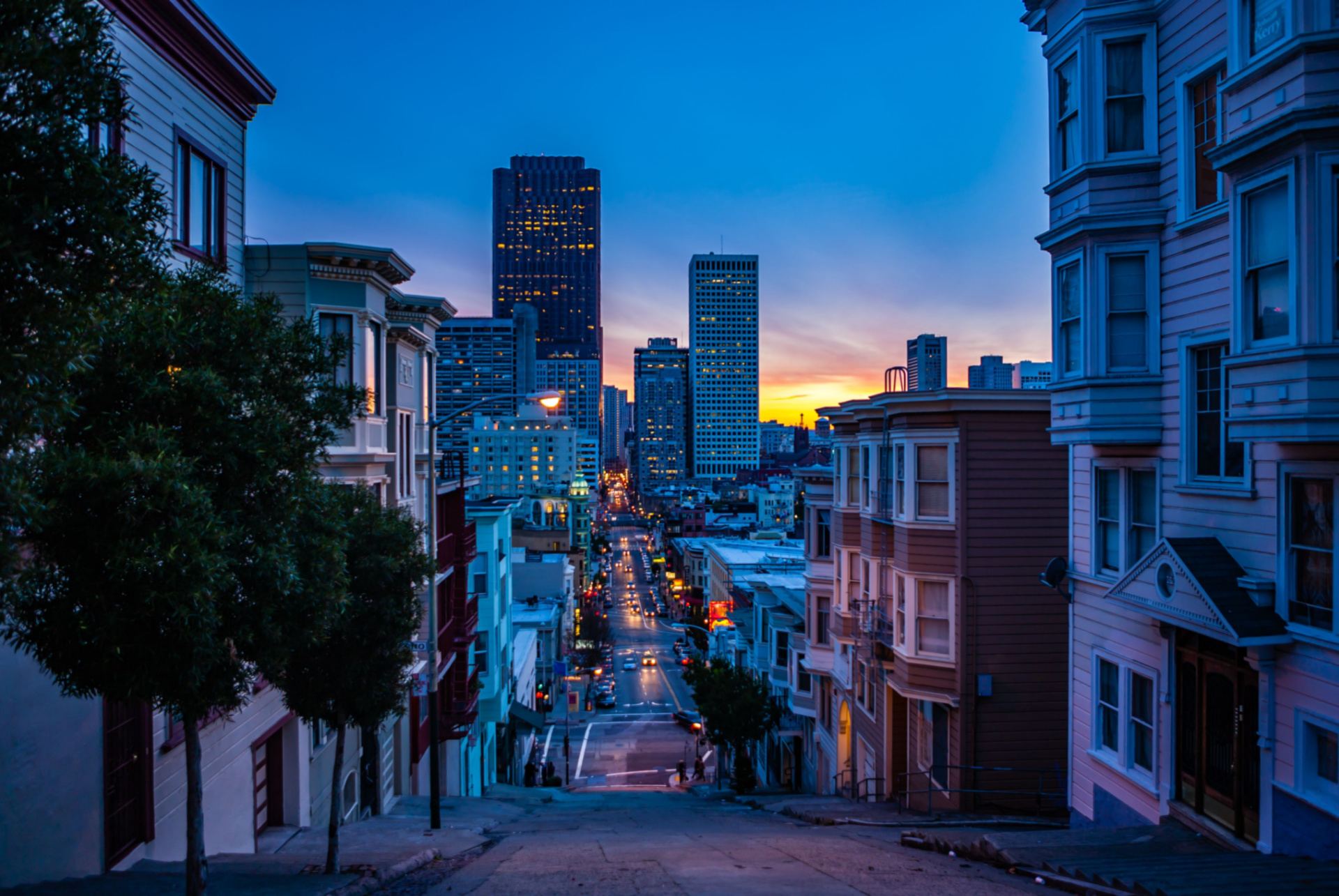 san francisco en hiver